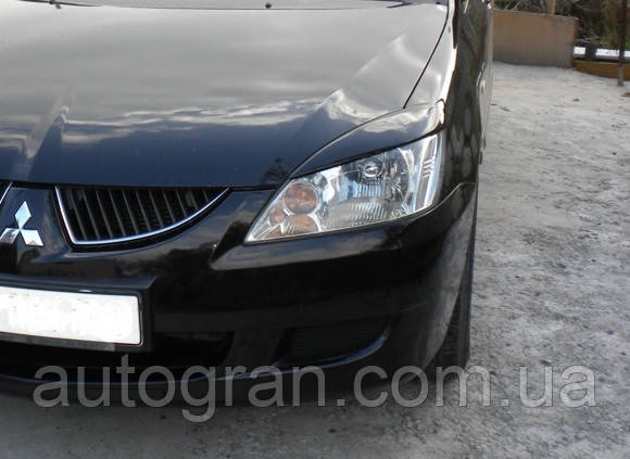 Реснички на фары Mitsubishi Lancer 9, фото 1