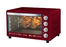 Духовка електрична Liberton LEO-651 Dark Red з грилем і конвекцією підсвічуванням 65 літрів, фото 5