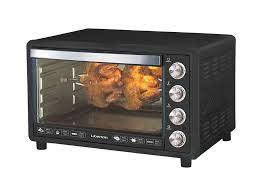 Духовка електрична Liberton LEO-651 Dark Red з грилем і конвекцією підсвічуванням 65 літрів, фото 4