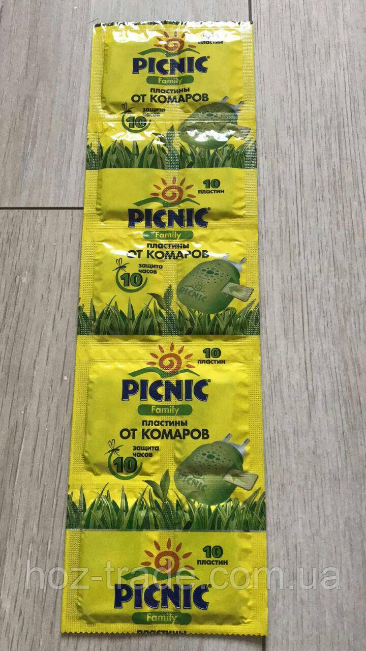 Таблетки пластини від комарів Picnic універс.10 шт.