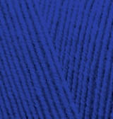 Нитки пряжа для в'язання напіввовна LANA GOLD FINE Лана Голд Файн № 141 - волошка