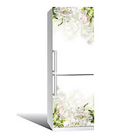 Вінілова наклейка на холодильник Ніжність ламінована подвійна ПВХ плівка самоклеюча 600*1800 мм