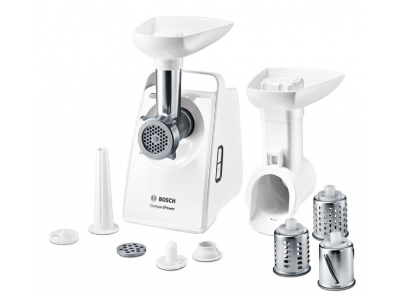 Нова брендова м'ясорубка з насадками Bosch MFW3540W з Німеччини з гарантією, фото 1