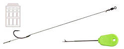 Комплект повідців Fishing ROI з голкою і стопорами hook 8340 No2 15lb