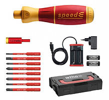 Акумуляторна викрутка з набором стрижнів (13 предметів) WIHA