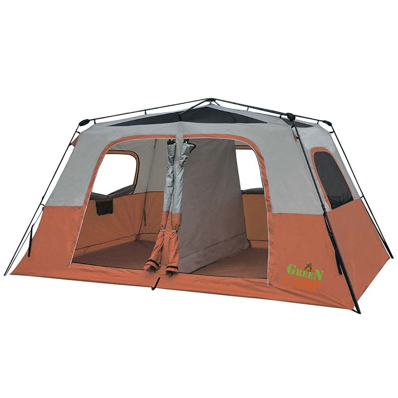 Палатка 6-ти местная GreenCamp GC1610, автомат(р-р 390 х 270 х 180/210 см, оранжевый) - фото 5 - id-p19753863
