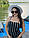 Літній капелюх Федора з чорною стрічкою унісекс білий, фото 7