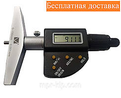 Глибокомір мікрометричний цифровий ГМЦ-150 (0-150 мм; 0,001 мм; ±0,006 мм) Мікротех