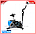 Велотренажер для дому вертикальний до 150 кг Hop-Sport HS-090H Apollo iConsole + мат чорний з синім, фото 9