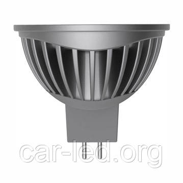 LED лампа MR16 (GU5,3) 5W(350Lm) 2700K LR-19 Electrum 220VAC алюм. корп. - фото 1 - id-p14404452