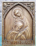 Різьблена ікона святих Петра і Февронії, фото 2
