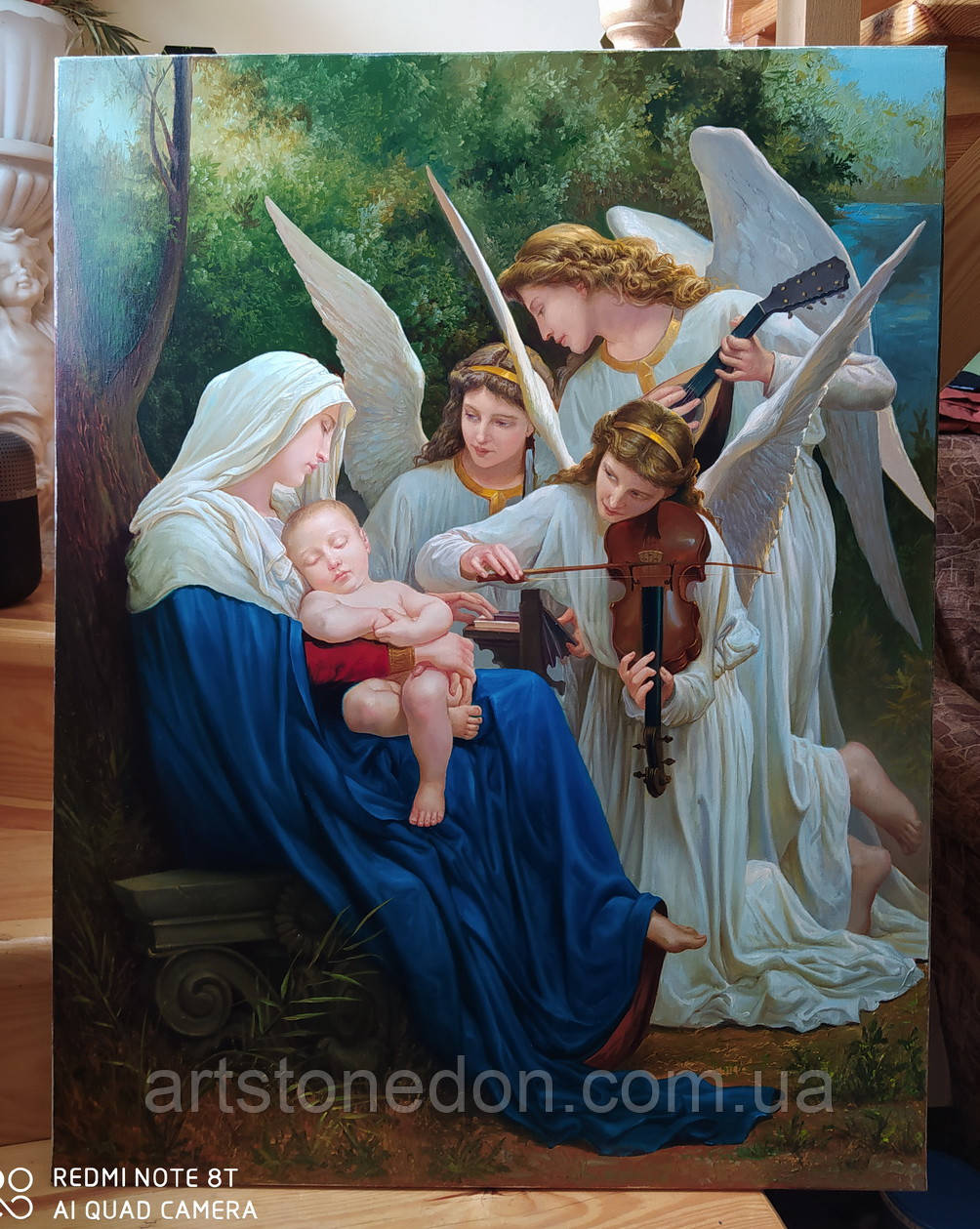 Картина Адольфа Вильяма Бугро "Песнь ангелов" - фото 1 - id-p551043831