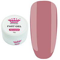 Моделюючий гель для нігтів Master Professional Fast Gel 15 г, Yellowish