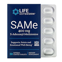 S-аденозил-метіонін, Life Extension "SAMe S-Adenosyl-Methionine" 400 мг (30 таблеток)