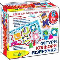 Игра-квест Фигуры, цвета, узоры ТМ Энергия Плюс 84429