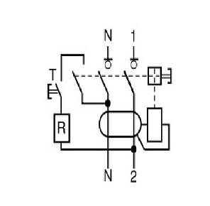 Диференціальний вимикач (ПЗВ) Schneider Electric Домовий ВД63, 2P 40А 300 мА, 11453, фото 2