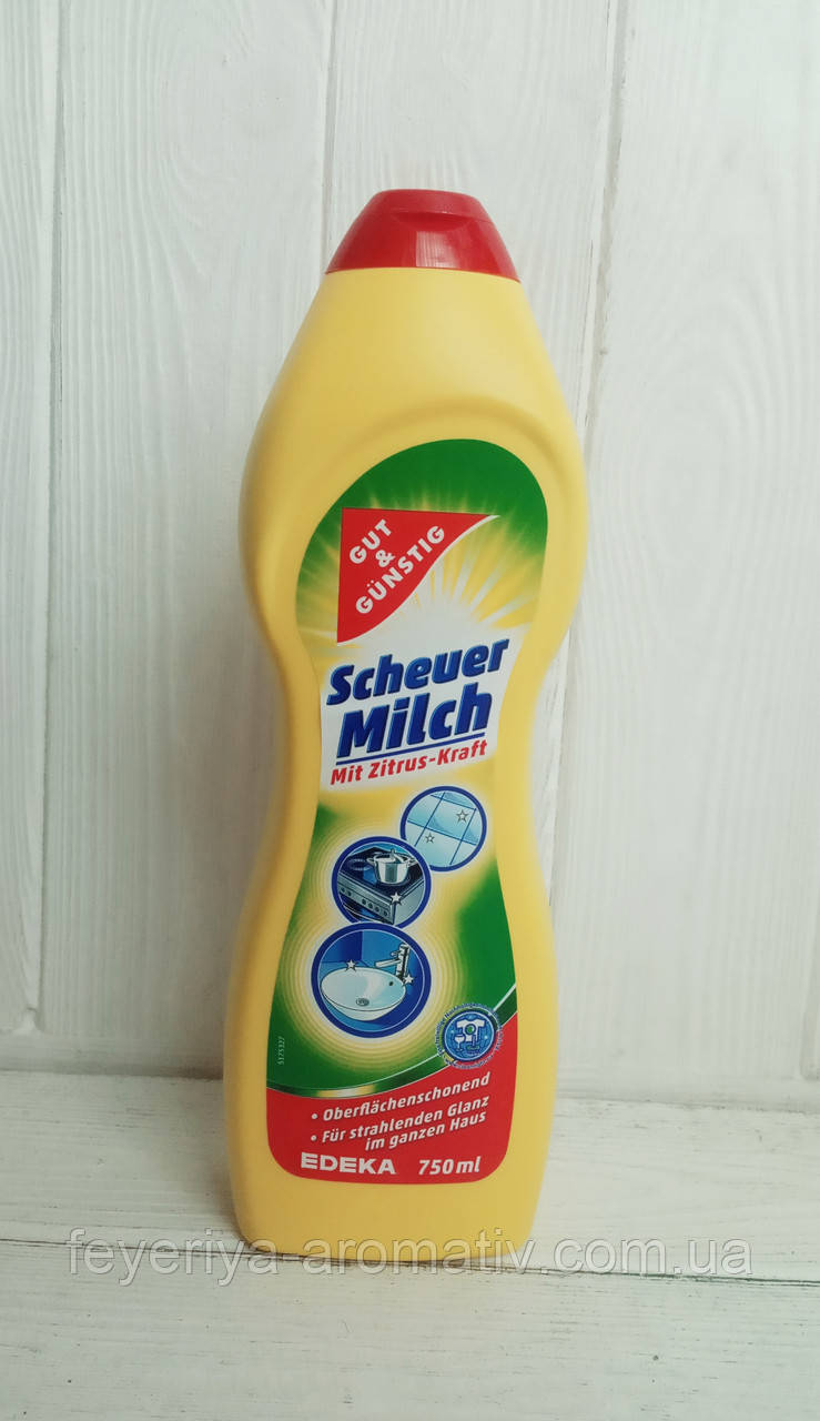 Чистящий крем GUT&GÜNSTIG Scheuermilch 750ml - фото 3 - id-p88038471