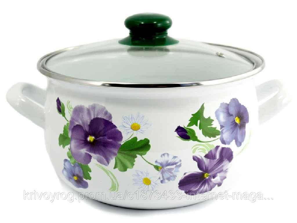 Каструля глибока 3,1л d=18 Фіалка (Т)2999 00073183 ТМ INTEROS, фото 1