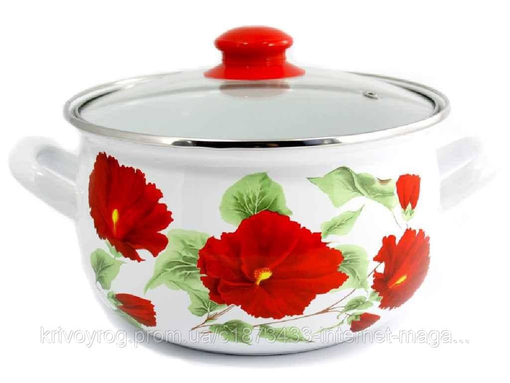 Каструля глікока 5,7л d=24 Каркаде (Т)2392 00063946 ТМ INTEROS, фото 1