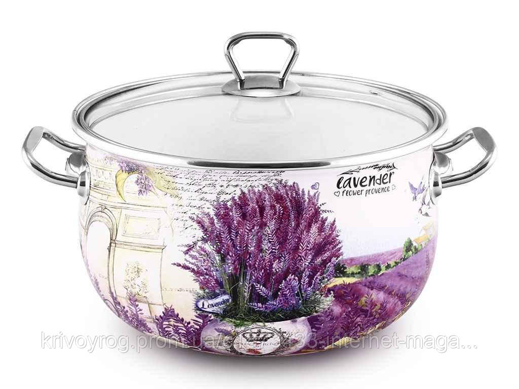 Каструля глибока 3,1л d=18 Лаванда 16707 (Т) 80732 ТМ INTEROS, фото 1