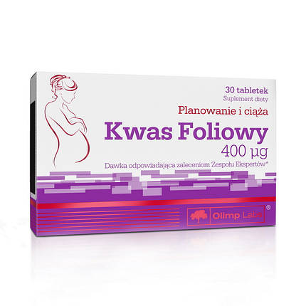 Фолієва кислота Olimp Kwas foliowy табл 30, фото 3