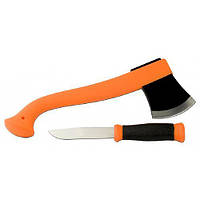 Набір Morakniv Outdoor Kit Orange Ніж Outdoor 2000+Сокира Camping axe Нержавіюча сталь Помаранчевий