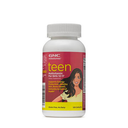 Вітаміни для дівчаток GNC Teen Multivitamin for girls 12-17 120 таб, фото 1