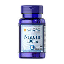 Ніацин Puritan's Pride Niacin 100 mg 100 таб Вітамін В3, фото 3
