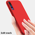 Чохол Silicone Case full для Xiaomi Mi 9 Lite червоний (сяомі ксіомі мі 9 лайт), фото 6