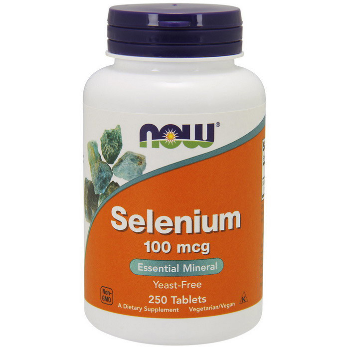 Селен NOW Selenium 100 мкг 250 таб