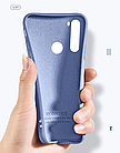 Чохол Silicone Case full для Xiaomi Mi 9 Lite navy blue синій (сяомі ксіомі мі 9 лайт), фото 6