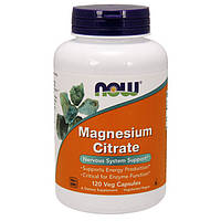 Магний цитрат NOW Magnesium Citrate 120 капс