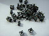 Мікрокнопка тактова Китай 6x6mm 4.3 mm для пультів, dj контролерів, фото 4