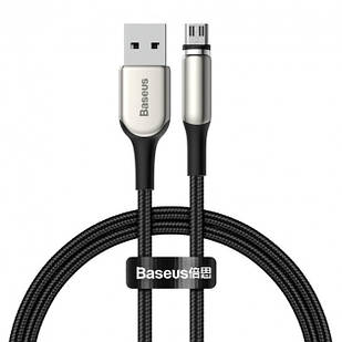 Магнітний MicroUSB Кабель Baseus Micro USB Zinc Magnetic 2A, 100см Black