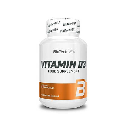 Вітамін Д3 BioTech Vitamin D3 60 таб, фото 1