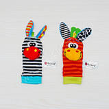 Розвиваючи браслети і шкарпетки брязкальця Sozzy в подарунковій упаковці, фото 4