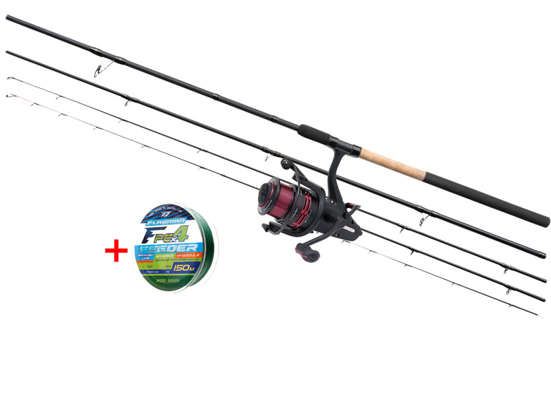 Вудлище 2в1 Flagman Patriot Twin Tip Feeder/Carp + Котушка Flagman + Шнур у ПОДАРУНОК !