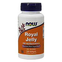 Маточное молочко NOW Foods Royal Jelly 300 мг Eguivalency 100 гел капс