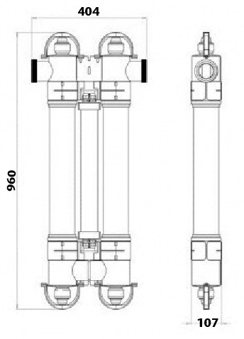 Габаритні розміри Elecro Steriliser UV–C HRP–110–EU Габаритні розміри Elecro Steriliser UV–C HRP–110–EU