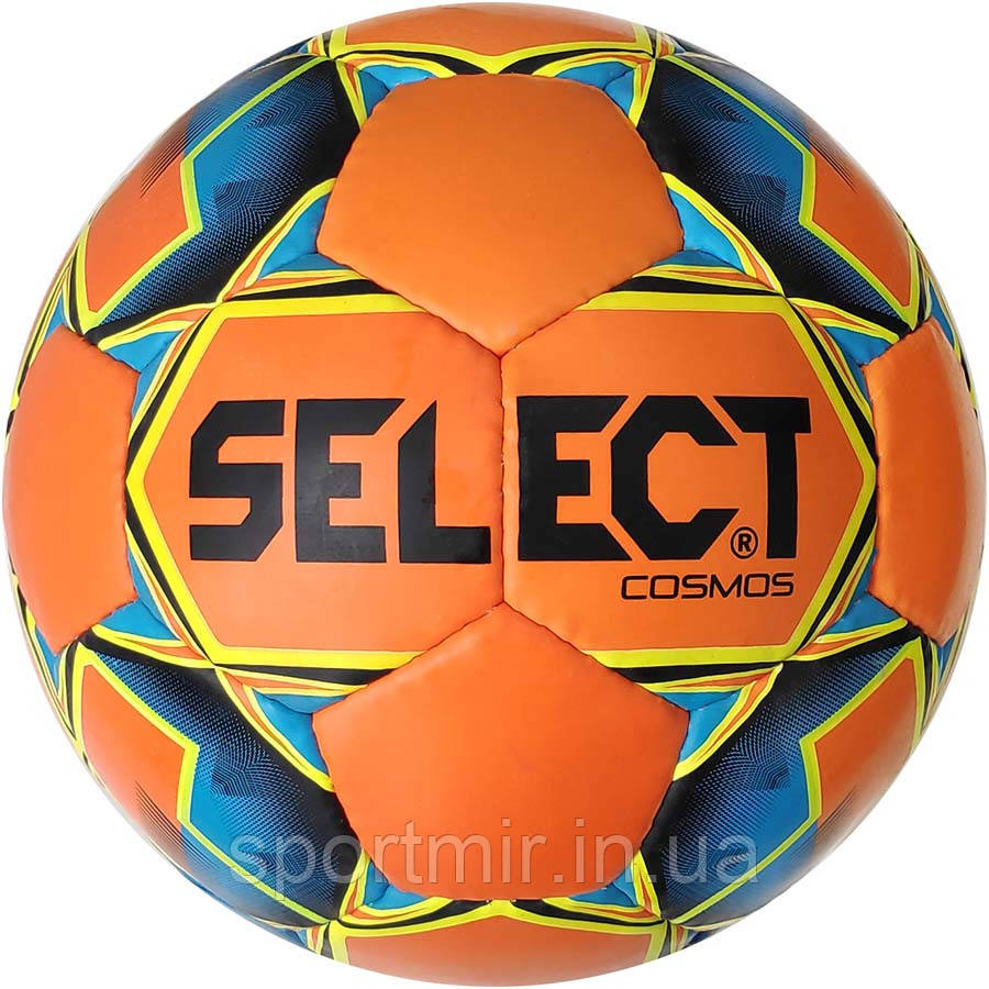 М'яч футбольний SELECT Cosmos Extra Everflex (012) оранж/син р.5 (0695246662), фото 1