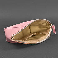 Жіноча косметичка з натуральної шкіри (рожева), фото 6