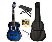 Набор гитара классическая BANDES CG-821 BL + чехол + подставка и струны
