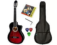 Набор гитара акустическая BANDES CG-851С RD + чехол + струны