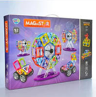 Магнитный конструктор "Цветные магниты" 92 деталей Limo Toy LT4001