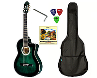 Набор гитара акустическая BANDES CG-851C GLS + чехол + струны