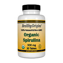 Спіруліна Healthy Origins Organic Spirulina 500 mg 30 табл, фото 2
