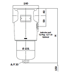 Фільтр напірний MP Filtri FНР3201, фото 4