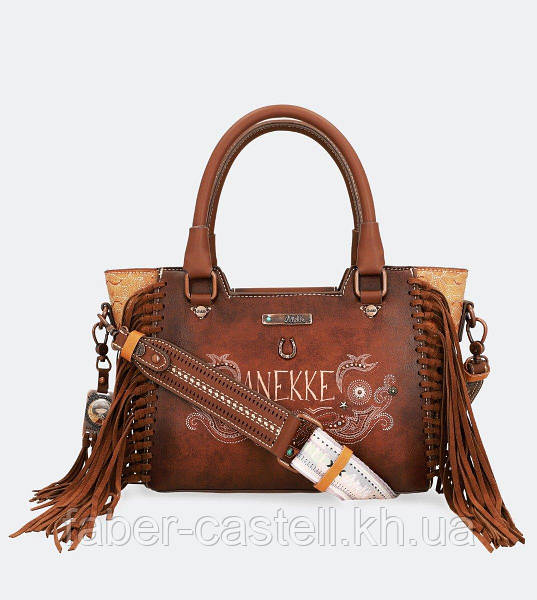 Anekke Handbag with brown tassels Arizona AN30701 90ARS FENIX 1224809083