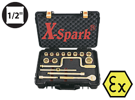 Набір головок іскробезпечних 1/2" (10-32) Al-Cu X-Spark 101G