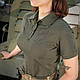 M-Tac поло ЗСУ тактичне жіноче олива 65/35 Lady Army Olive, фото 2